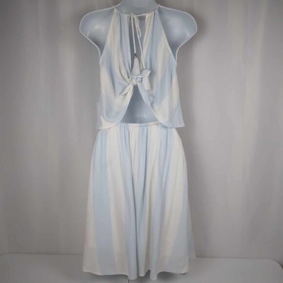 Lauren James Size XS Nassau Stripe Dress in Hydrangea Stripe NWT - Picture 5 of 13